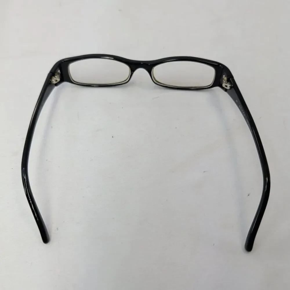 Gucci GG 2511 Eyeglass Frames Womens Black Rectangular GG Logo Italy Pre-Owned - Picture 5 of 9